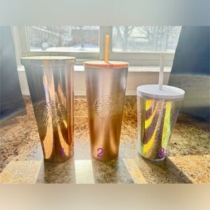 Starbucks tumblers *priced per cup*